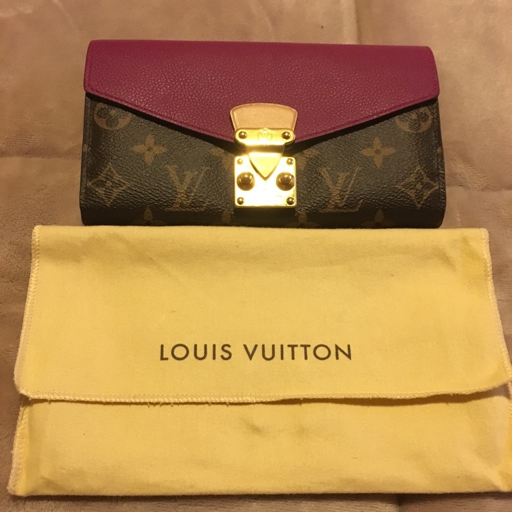 Authentic Louis Vuitton Pallas Monogram Wallet